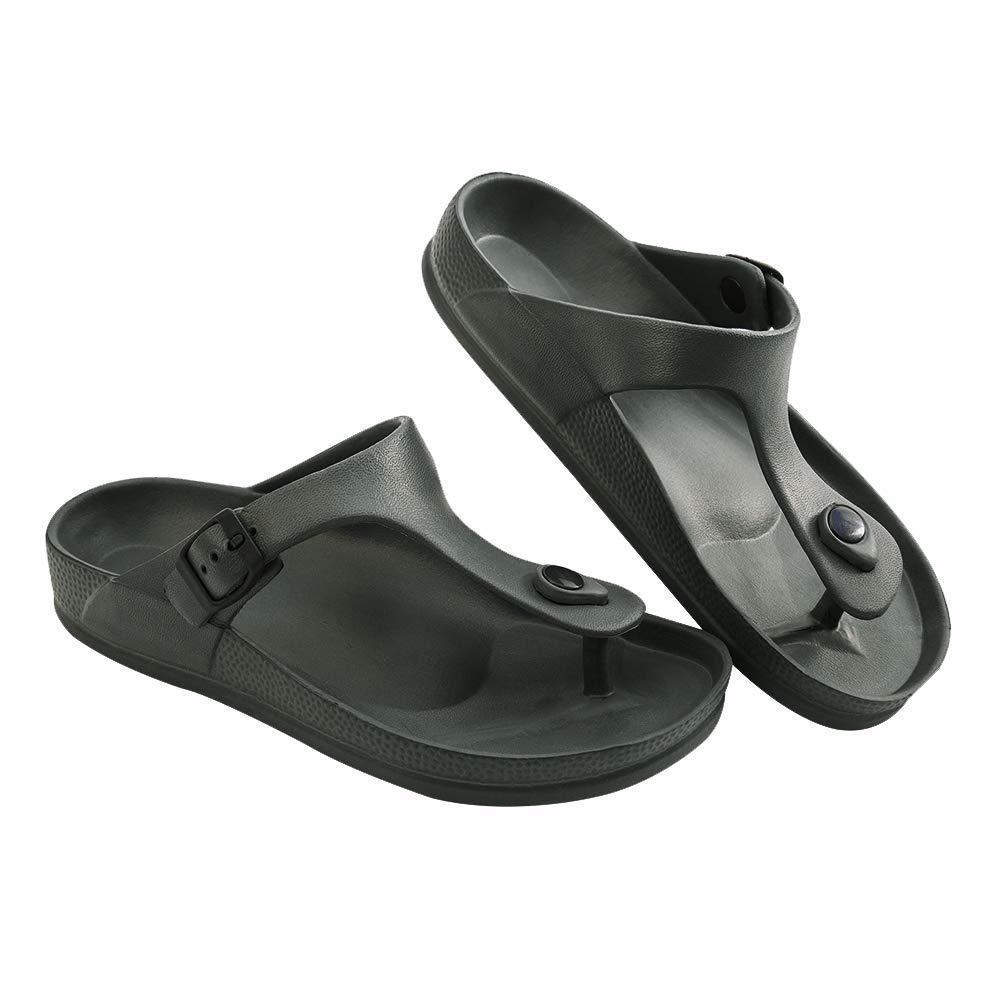 LUFFYMOMO COMFORT FOOTBED EVA FLIP FIOP THONG SANDALS FOR WOMENS(7 M US ARM
